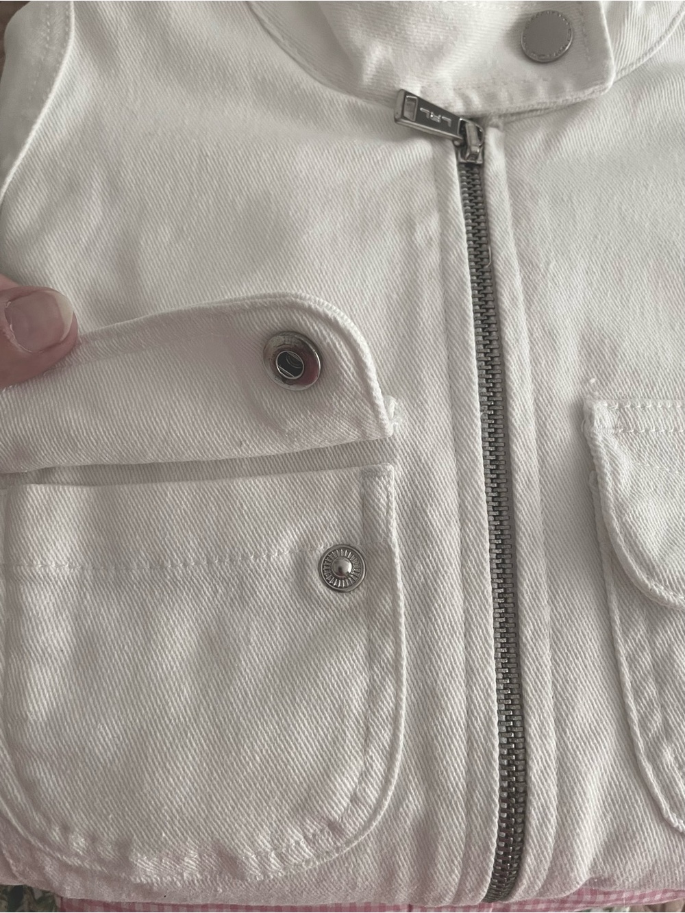 RALPH LAUREN 
White Women's Jean Jacket Size PXS - Picture 9 of 10
